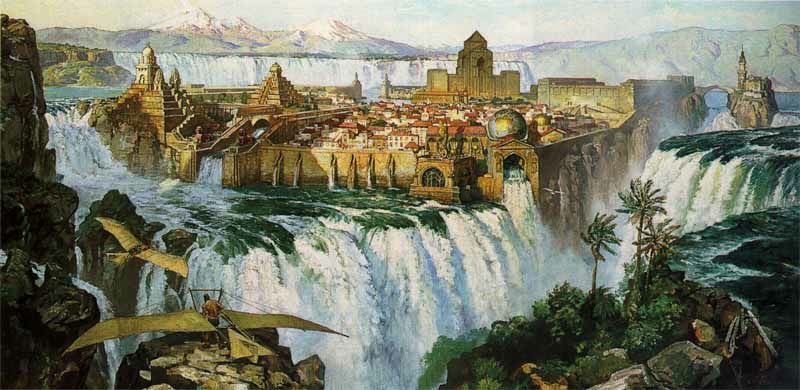 Cité des chutes de Dinotopia