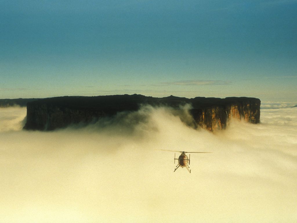 Tepuy Roraima, Venezuela. A inspiré le Monde Perdu de Conan Doyle