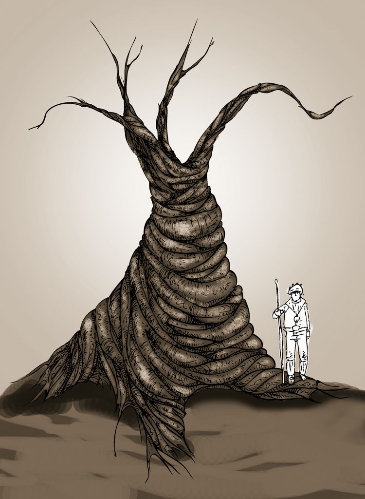 Trois dessins préparatoires pour le projet par Alexis 
