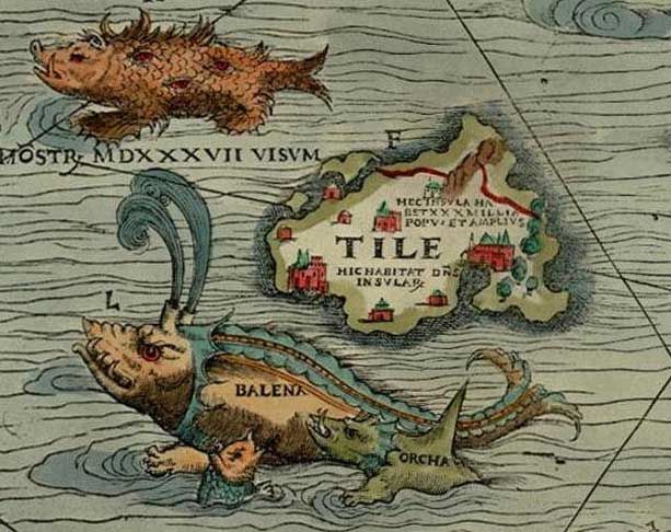 carte Thule_carta_marina_Olaus_Magnus