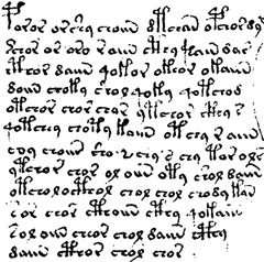 Glyphe-manuscrit de Voynich
