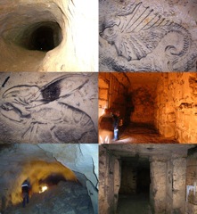 petroglyphe bas reliefs