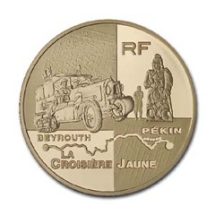 pièce Travelling_around_the_world-The_Croisiere_Jaune-Gold_20euros_Obverse